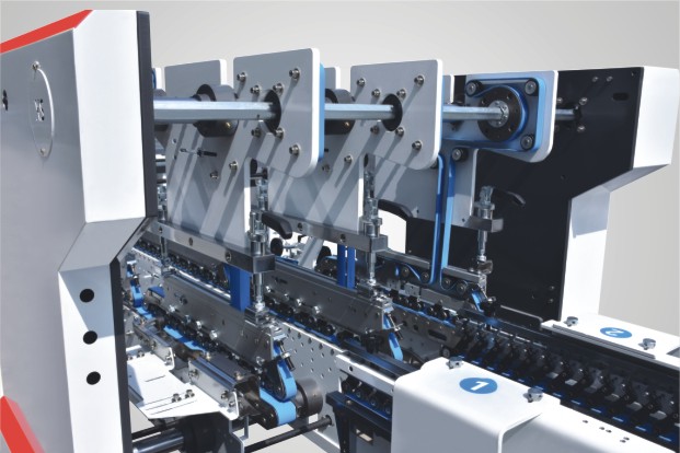 XS-900 1200 Uppergürtel-Treiber Hochgeschwindigkeitsordner Gluer-Maschine